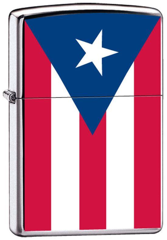 Zapaľovač Zippo Puerto Rico Flag 7966
