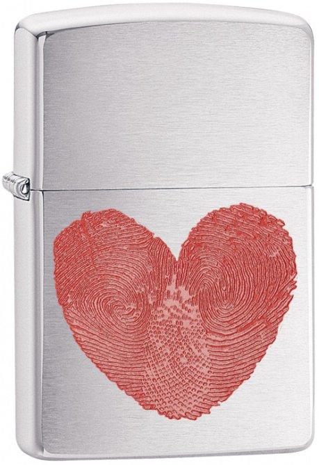 Zapaľovač Zippo Heart Thumbprints 29068