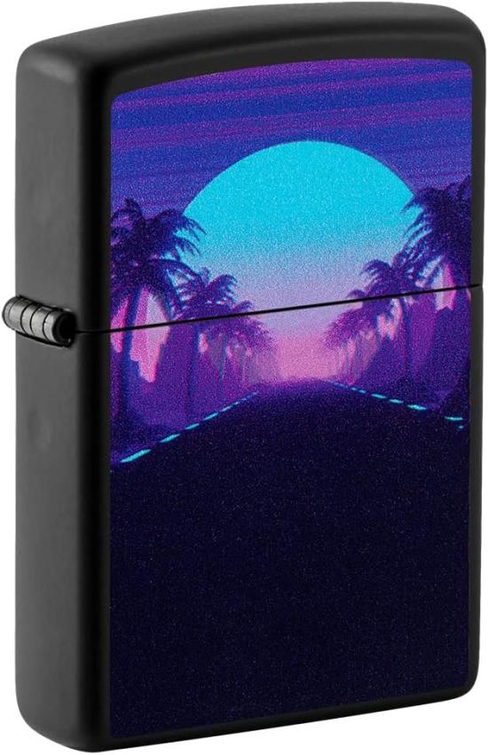 Zapaľovač Zippo Sunset Black Light Design 49809