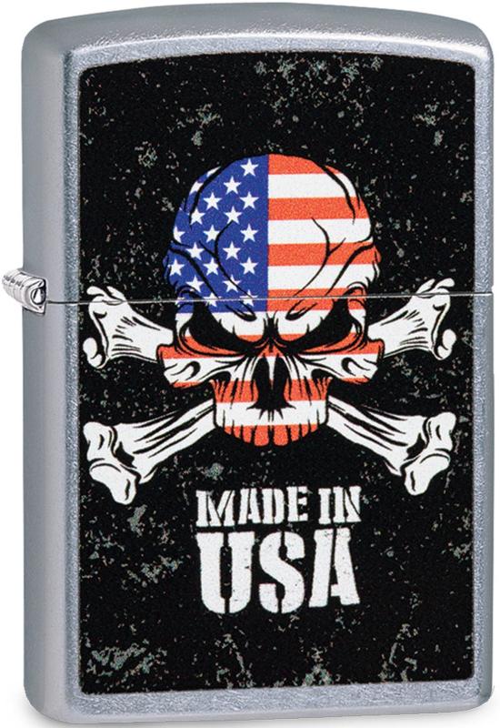 Zapaľovač Zippo Made in USA Skull 1358