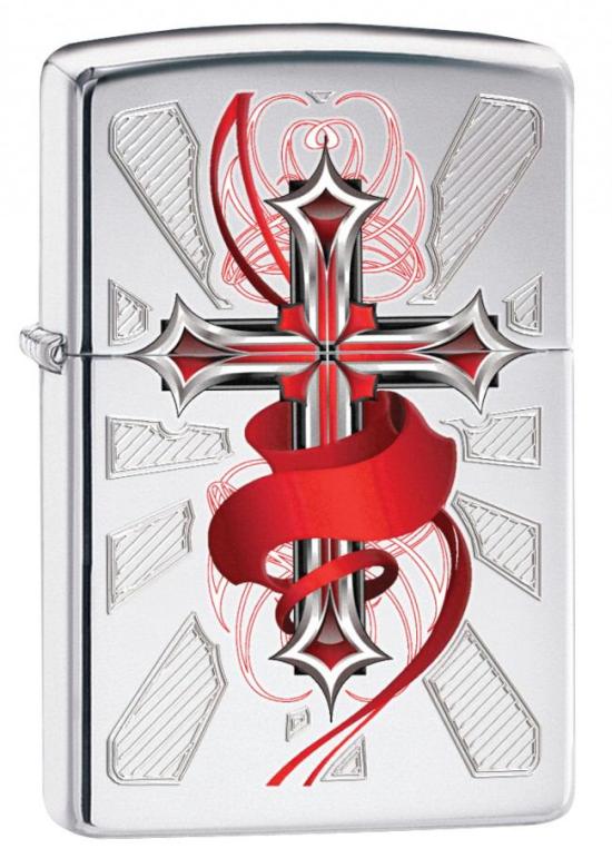 Zapaľovač Zippo Cross With Wings 22842