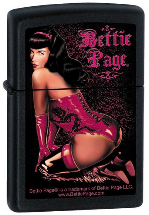 Zapaľovač Zippo Bettie Page 7272