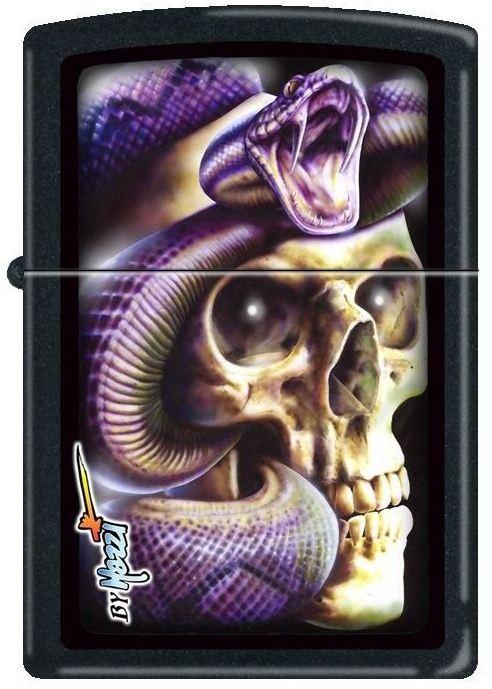 Zapaľovač Zippo Mazzi Skull Snake 26577