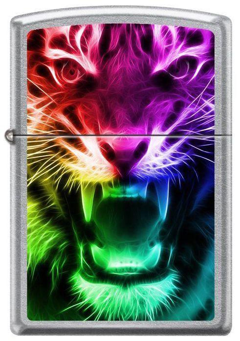 Zapaľovač Zippo Rainbow Tiger 0584