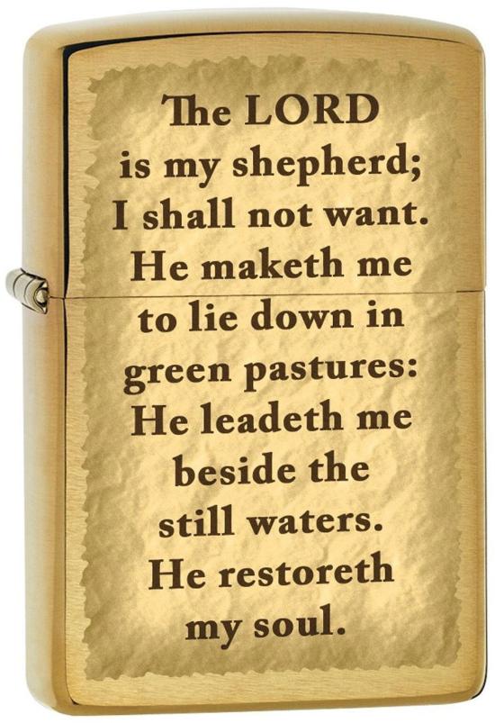 Zapaľovač Zippo The Lord is my Shepherd 1545