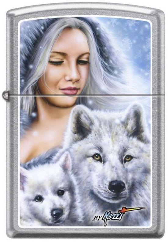 Zapaľovač Zippo 3534 Mazzi Winter Wolf