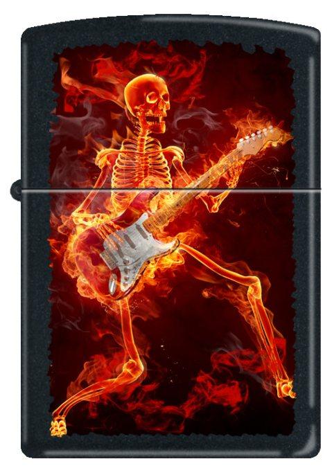 Zapaľovač Zippo Skeleton Playing Guitar 5565