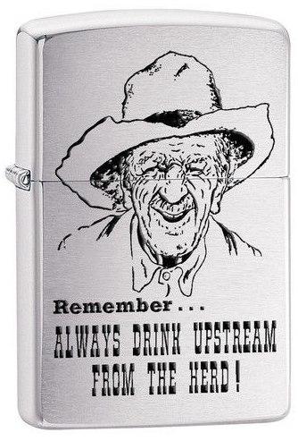 Zapaľovač Zippo Always Drink Upstream 28443