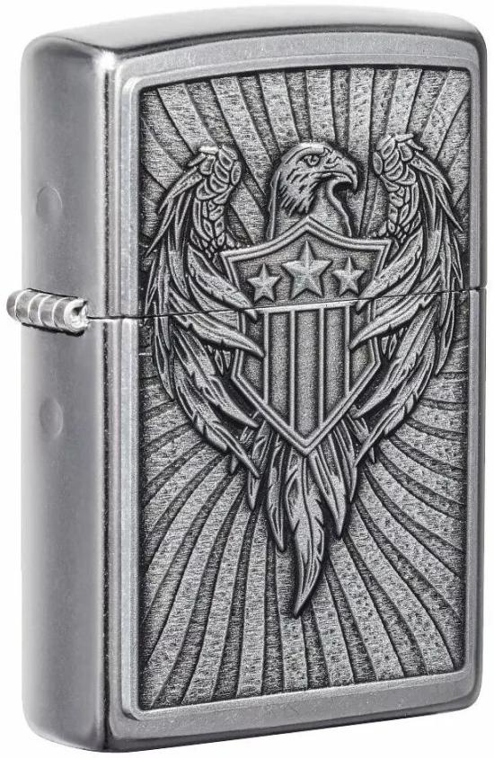 Zapaľovač Zippo Eagle Shield Emblem Design 49450
