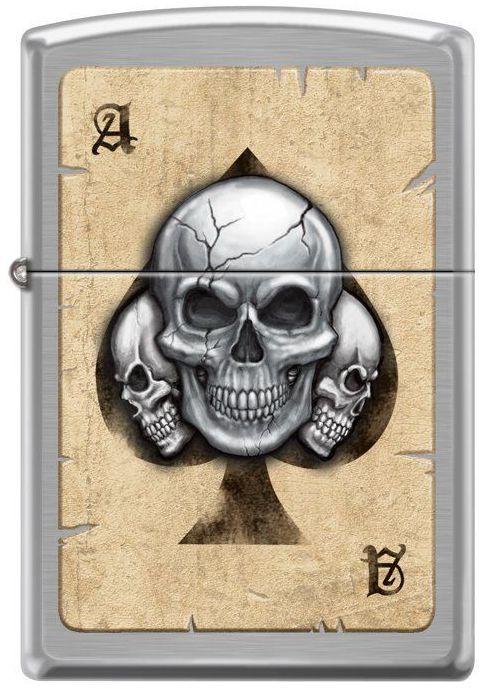 Zapaľovač Zippo Skulls Poker Card 1153