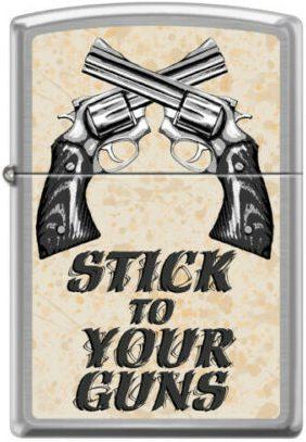Zapaľovač Zippo Stick to Your Guns 4372