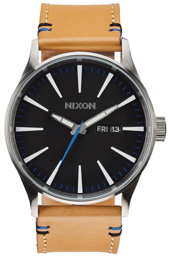 NIXON Sentry Leather Natural Black A105 1602