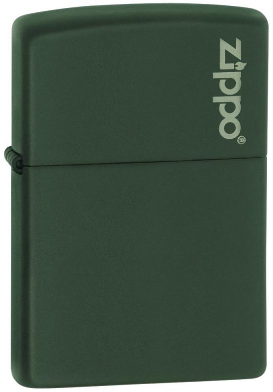 Zapaľovač Zippo Green Matte Logo Zippo 26093