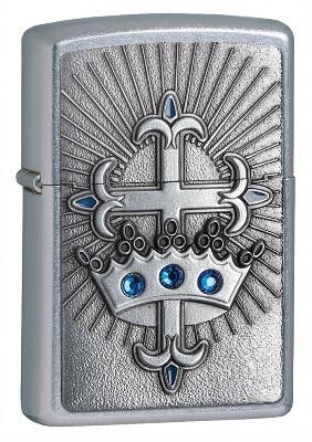 Zapaľovač Zippo Crown and Cross 25321