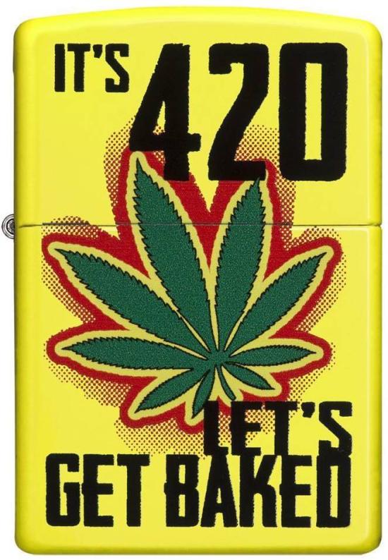Zapaľovač Zippo 6344 Lets Get Baked Cannabis