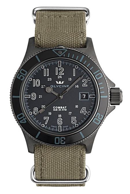 Glycine Combat SUB Automatic Specials Stealth 