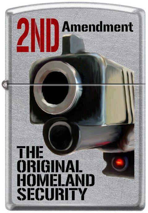 Zapaľovač Zippo 2nd Amendment Original Homeland Security 3362