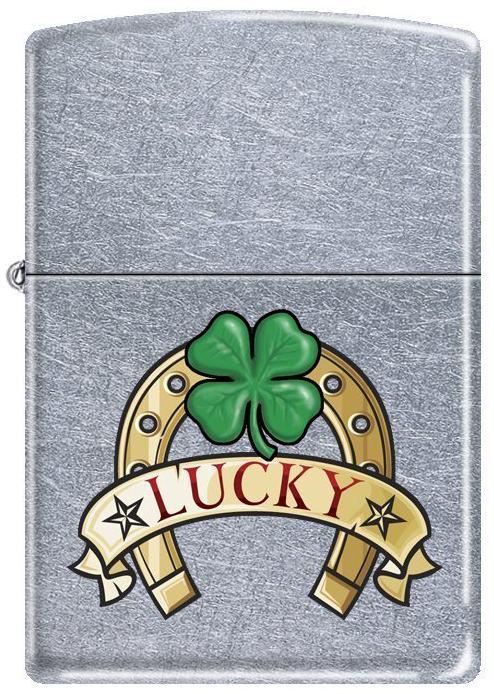 Zapaľovač Zippo Lucky Clover and Horseshoe 0219