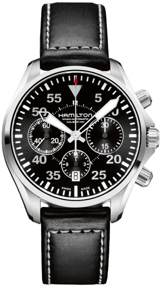 Hodinky Hamilton Khaki Pilot Chrono H64666735