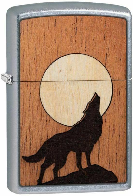 Zapaľovač Zippo Woodchuck Howling Wolf 49043