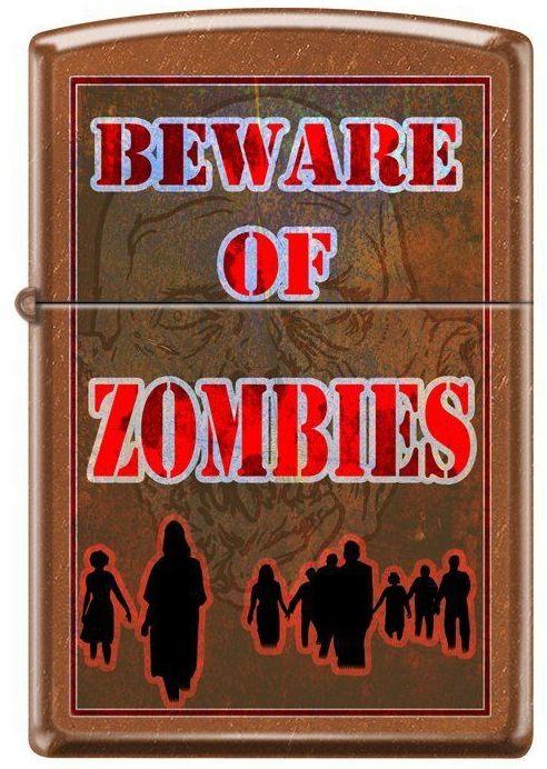 Zapaľovač Zippo Beware Of Zombies 0425