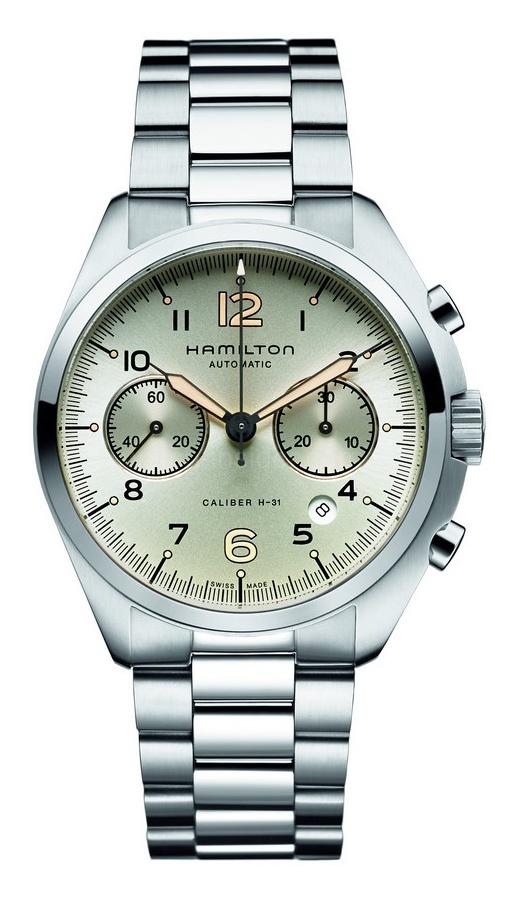 Hamilton Pilot Pioneer Auto Chrono H76416155