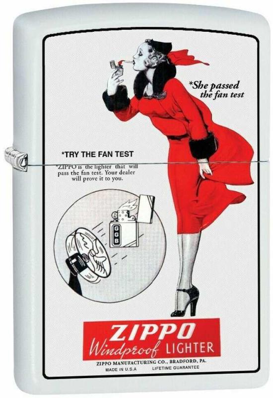 Zapaľovač Zippo Windy Varga Fan Test 1704