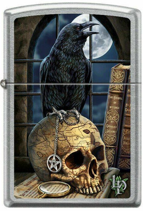 Zapaľovač Zippo Lisa Parker Raven Skull 9293