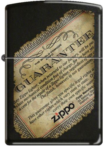 Zapaľovač Zippo Lifetime Guarantee 9210