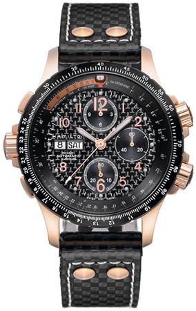 Hodinky Hamilton Khaki X-Wind Automatic Gold Rose H77696793