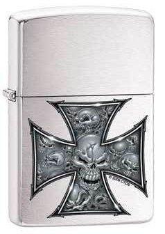 Zapaľovač Zippo Skull Gothic Cross 0416