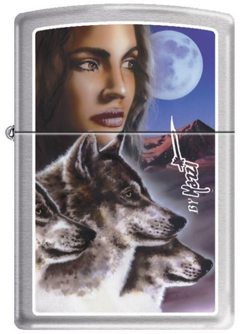 Zapaľovač Zippo Mazzi Wolves Night 1934