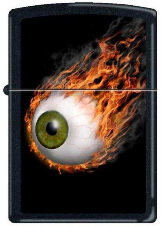 Zapaľovač Zippo Flaming Eyeball 2912
