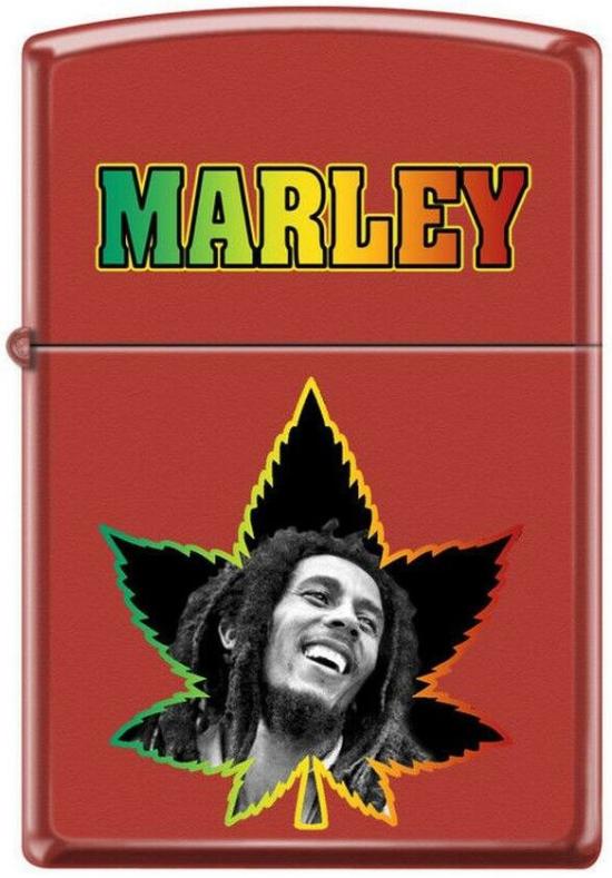 Zapaľovač Zippo Bob Marley Cannabis Leaf 7677