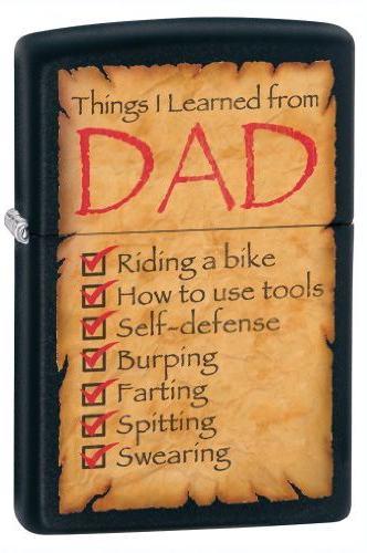 Zapaľovač Zippo Things I Learned From Dad 28372