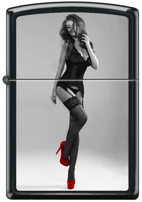 Zapaľovač Zippo Red Shoe Girl 3647