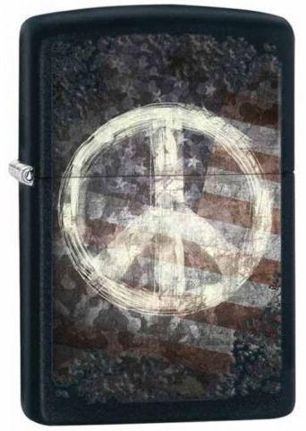 Zapaľovač Zippo Peace On Flag 26750